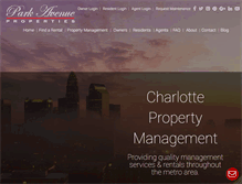 Tablet Screenshot of parkavenuecharlotte.com